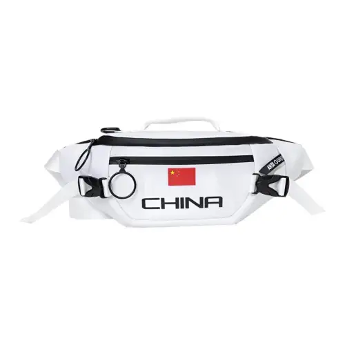Anta Polyester Fanny Pack Regular Unisex White