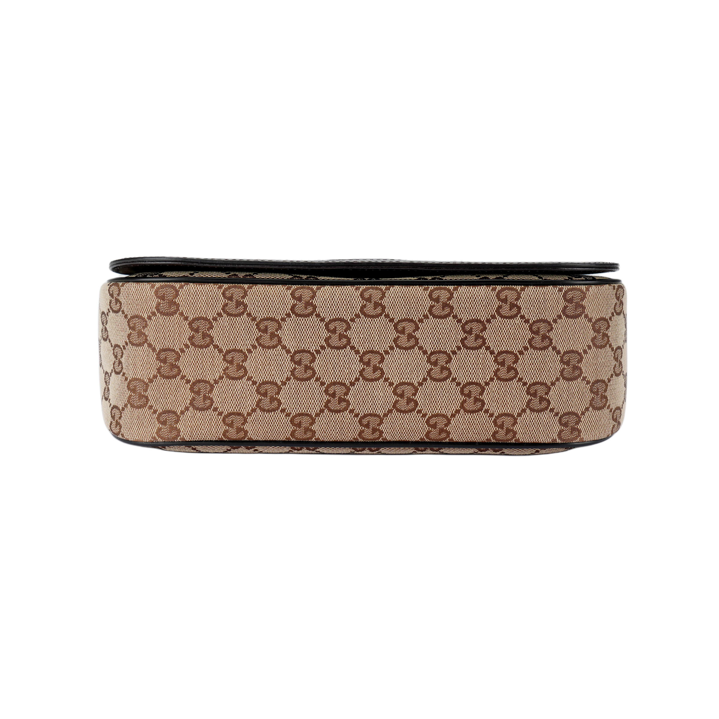 Мужская сумка Gucci Messenger Bag (эбеновый/коричневый) — фото 4