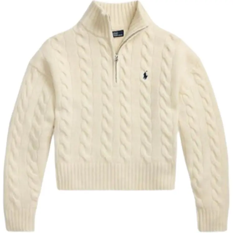 Polo Ralph Lauren cable-knit half-zip sweater