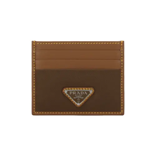 PRADA Logo Plaque Card Holder