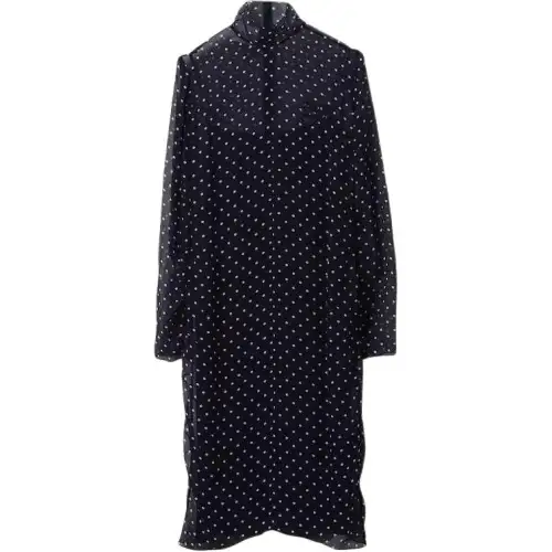 MIU MIU Long Sleeved Dress Women's Blue