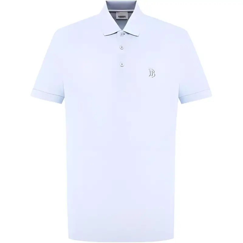 Burberry FW22 Polo Shirt Men's Light Blue