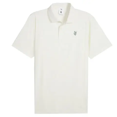PUMA x QGC Collaboration Polo Shirt Men's White