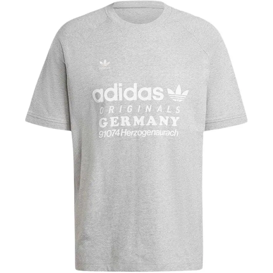 Adidas Originals 3 Stripes T Shirt Men's Gray