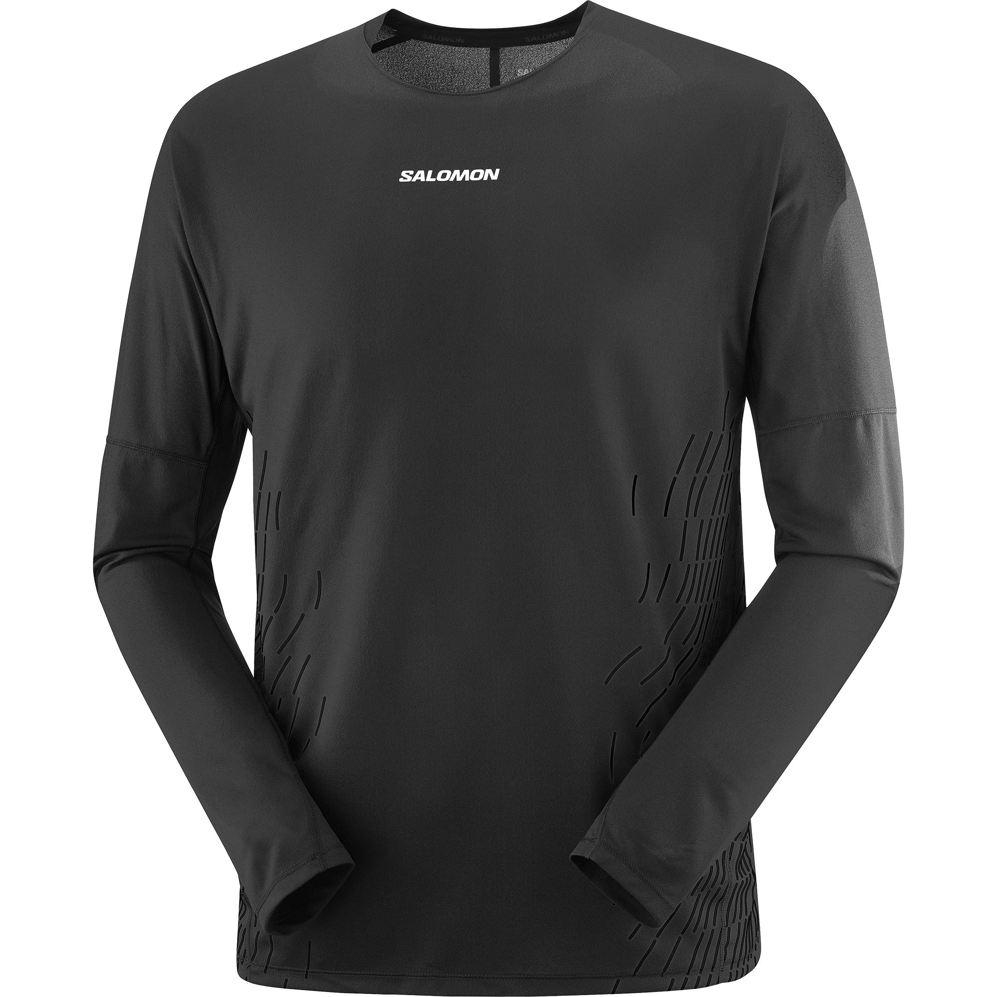 Мужская футболка Salomon SENSE AERO GRAPHIC (серая)