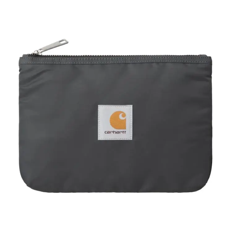 Carhartt WIP Embroidery Print Nylon Wallet Unisex Graphite & Black Spruce
