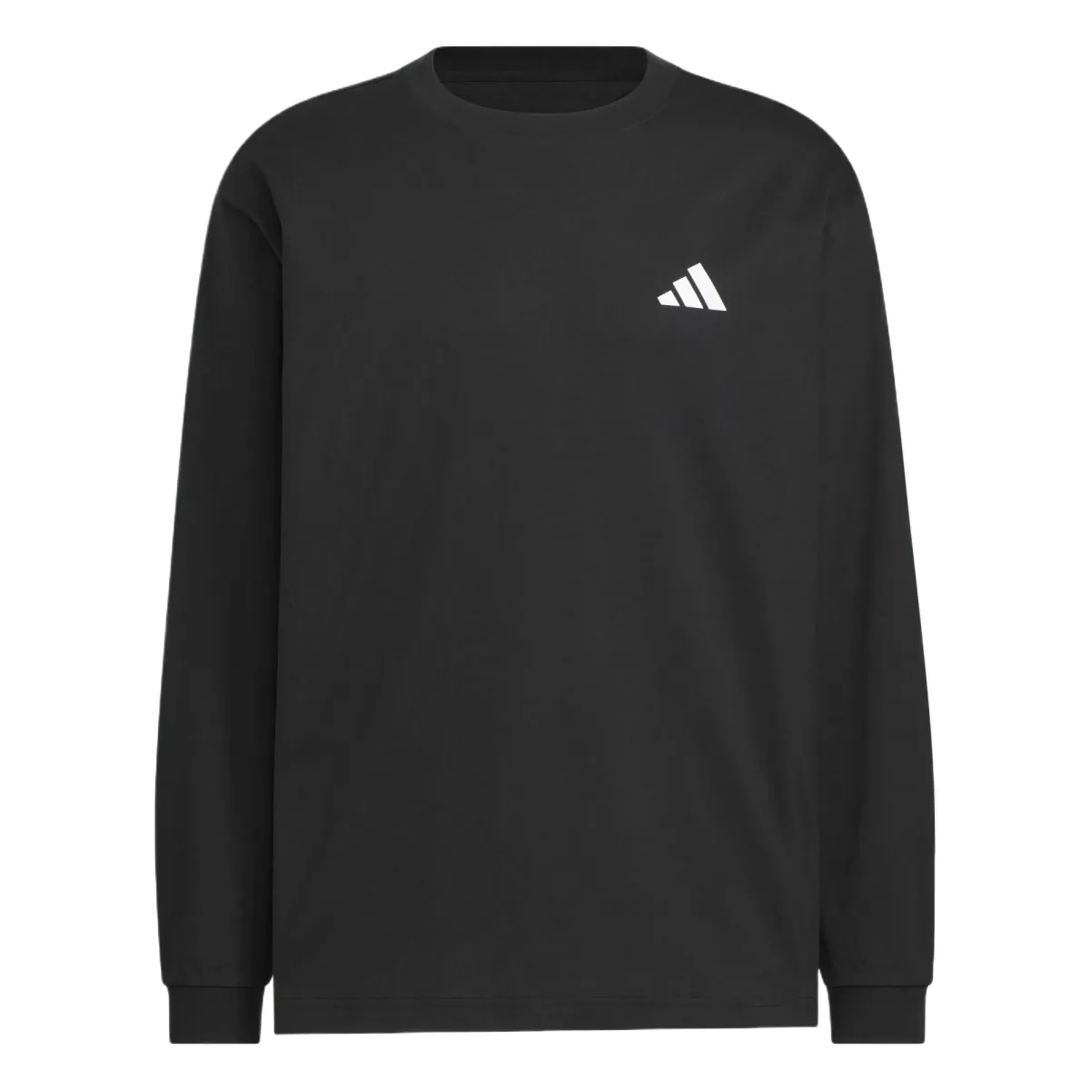Adidas T-Shirts Unisex Black Crew Neck Moderate