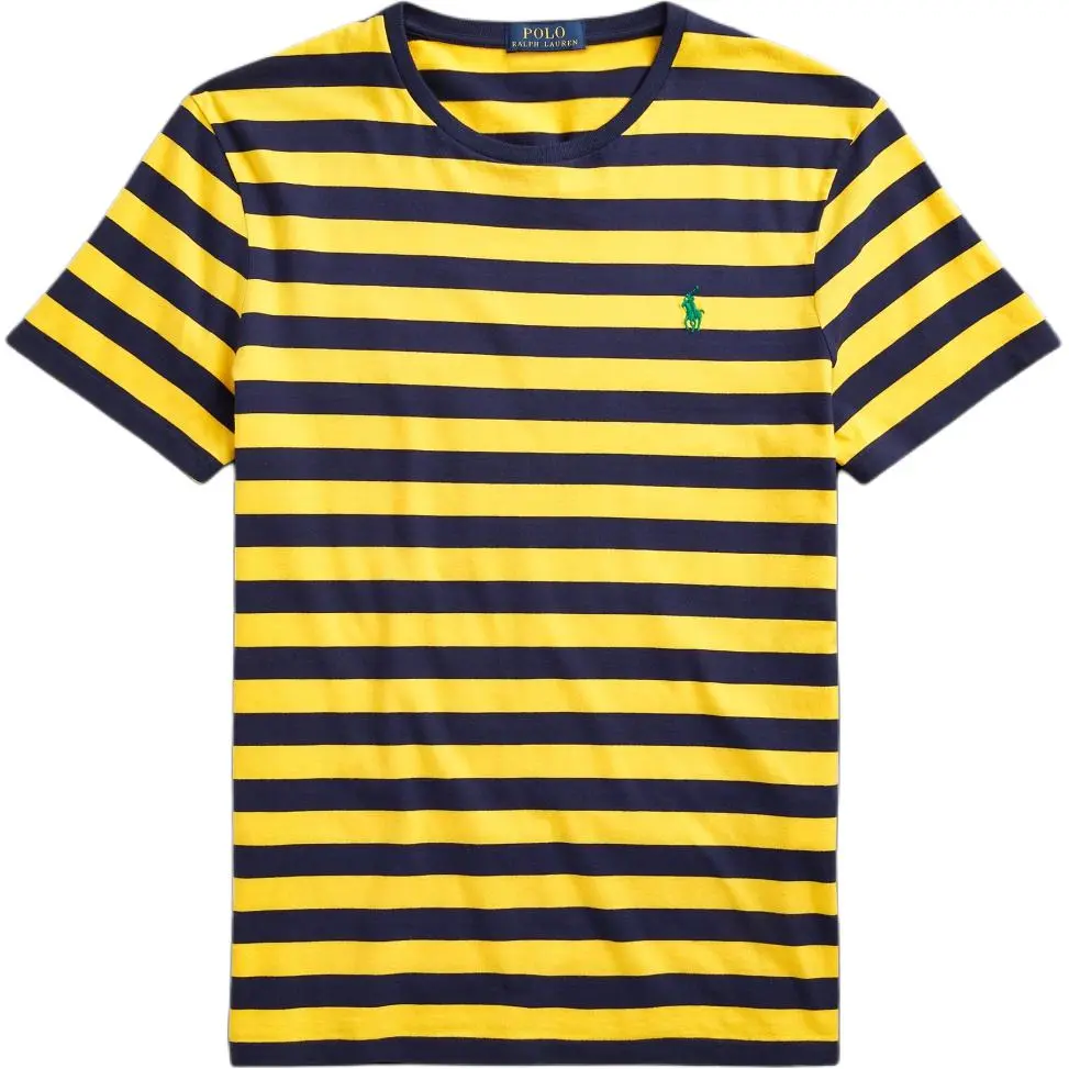 Polo Ralph Lauren T Shirt Custom Slim Fit Men's Yellow