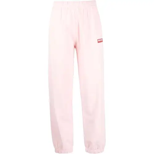 KENZO Logo embroidered Cotton Track Pants