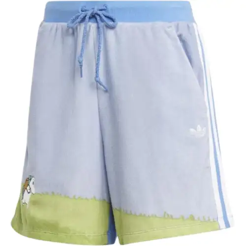 Adidas Originals X Moomin 3 Stripes Casual Shorts Women's Blue Moderate