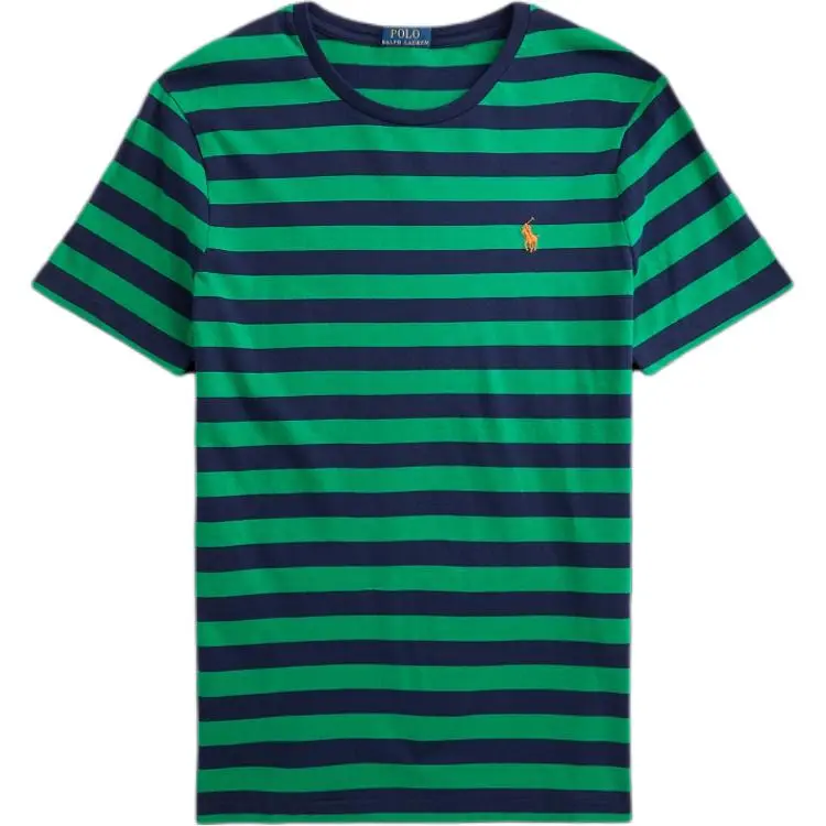 Polo Ralph Lauren striped patch-pocket T-shirt