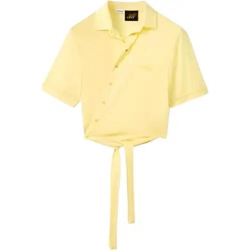 LOEWE Shirts Women's Yellow Lapel Moderate Other