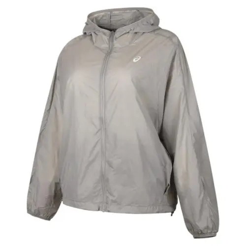 ASICS Jackets Women's Gray Hooded Moderate Other