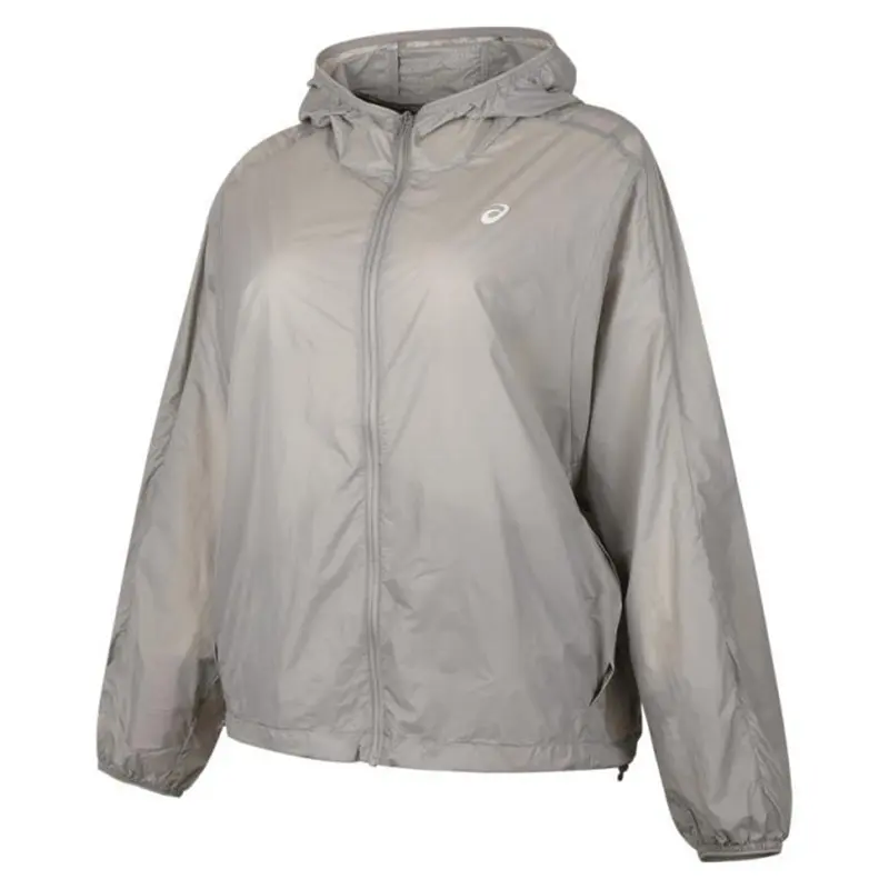 ASICS Jackets Women's Gray Hooded Moderate Other