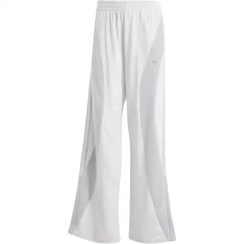 Adidas Originals Knitted Sweatpants Women's White Moderate Straight Fit Pants