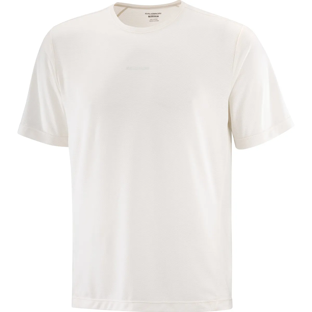 SALOMON T-Shirts Men's Soft White Crew Neck Moderate