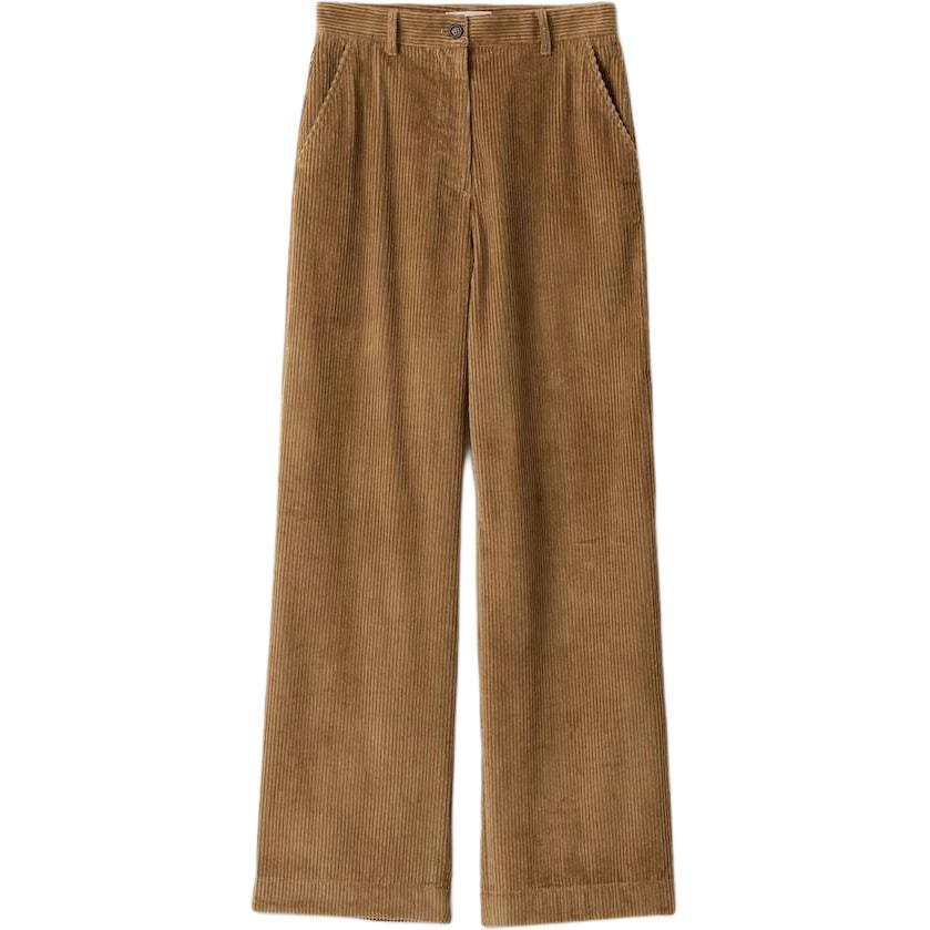 Женские штаны MIU MIU Corduroy Pants (коричневые)