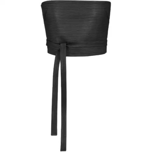DIOR Strapless Tops Women's Black Moderate Straight Fit