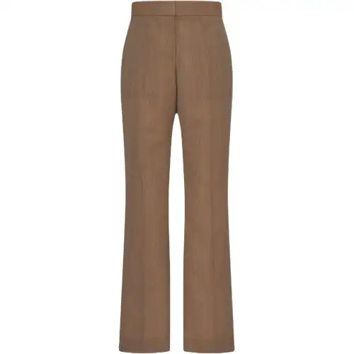 THE ROW Casual Pants Women's Beige Gray Moderate Bootcut Pants