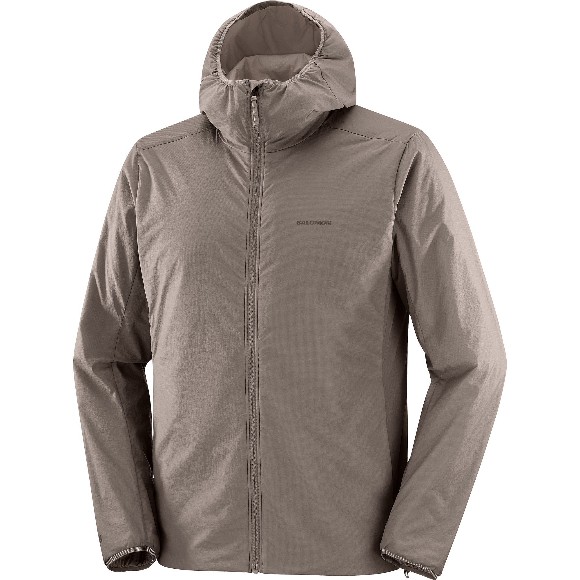 Мужская куртка Salomon Mountain Polartec (черная)