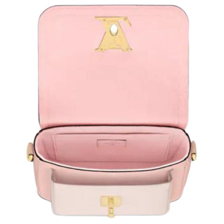 Женская сумка Louis Vuitton Lockme Tender (розовый) — фото 4