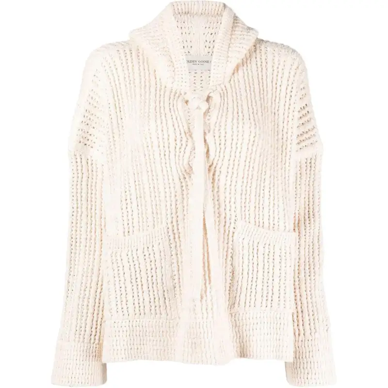knit hooded top