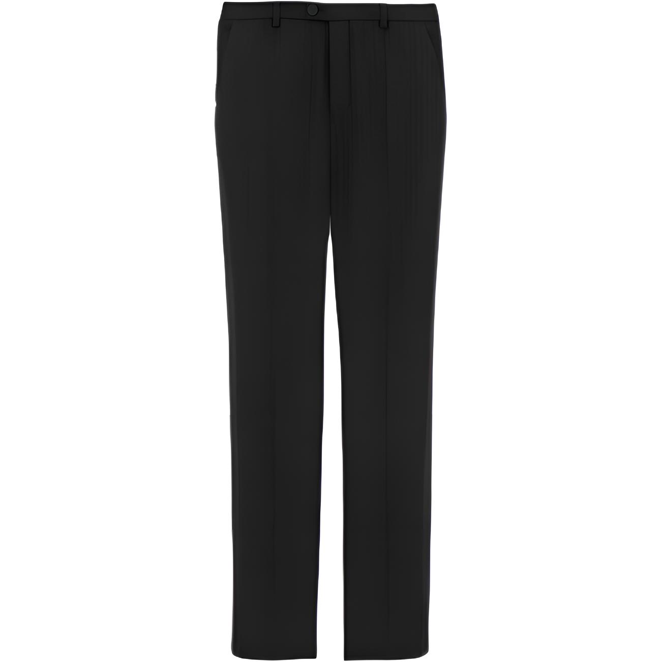 SAINT LAURENT High-Waisted Tuxedo Trousers