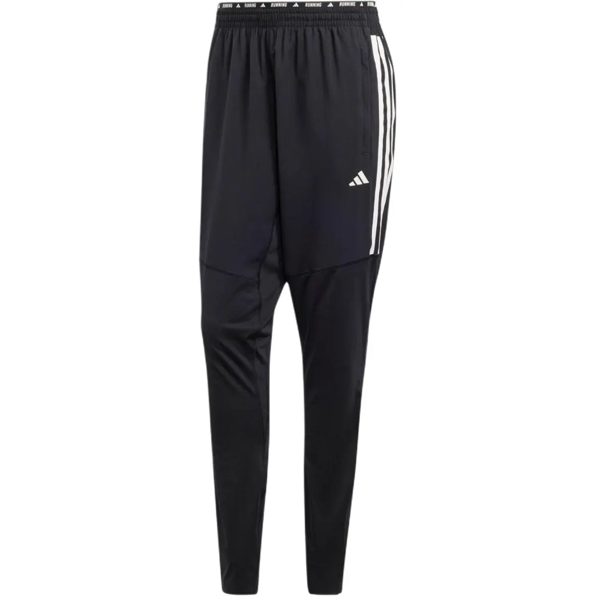 Adidas Own The Run 3 Stripes Joggers Knitted Sweatpants Women's Black