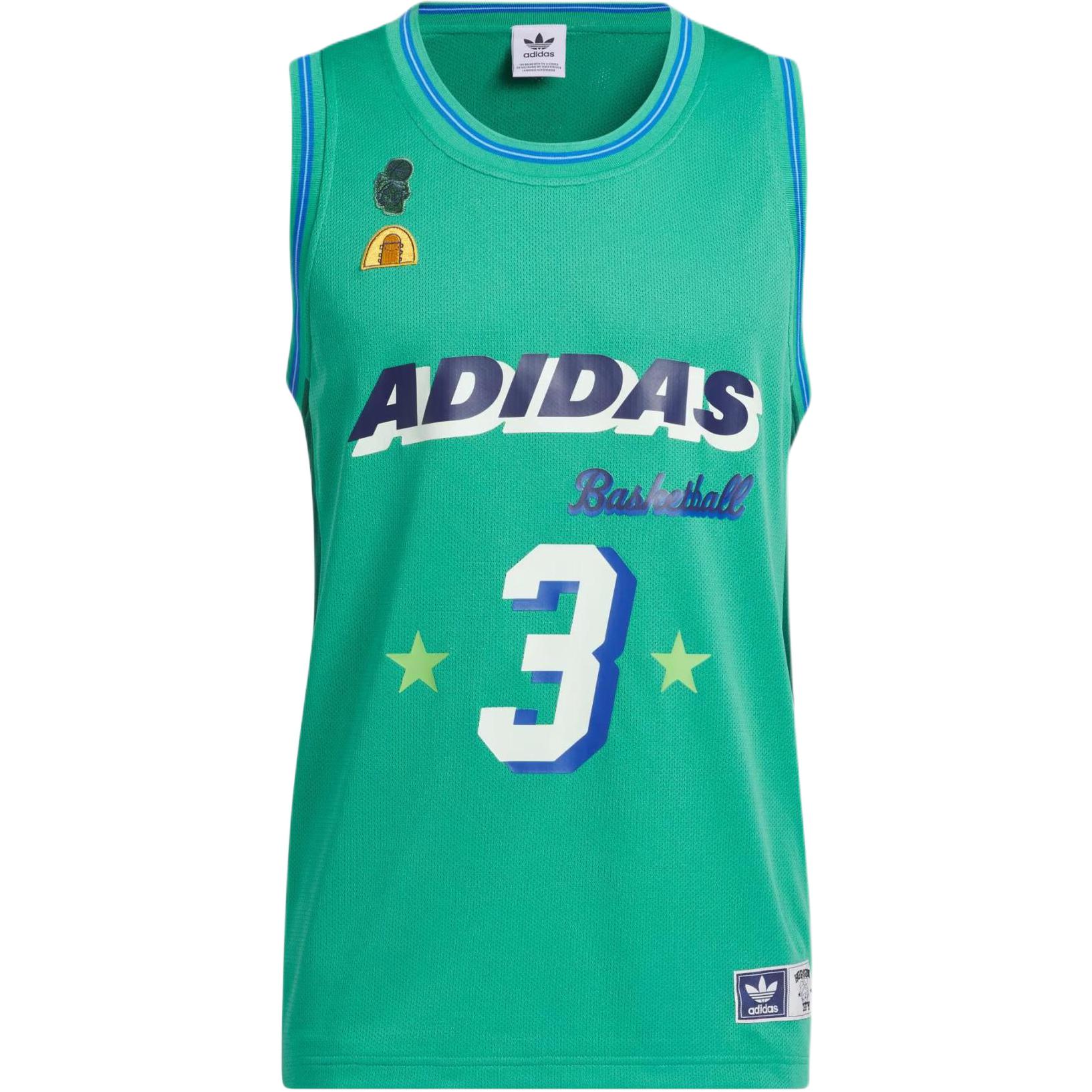 Adidas Originals Hoop York City Jersey Basketball Jersey Unisex Light Lawn Green