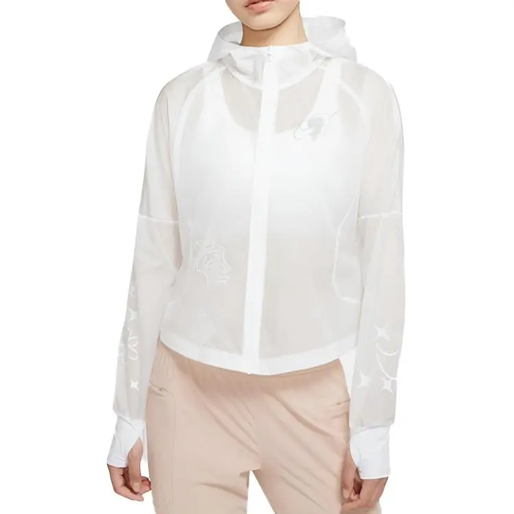 Nike Jackets Women's White Hooded Thin Other