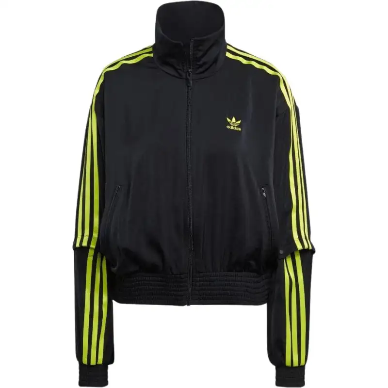 Adidas Originals SATIN FIREBIRD TRACK Jackets Women's Black Stand Collar Moderate Other