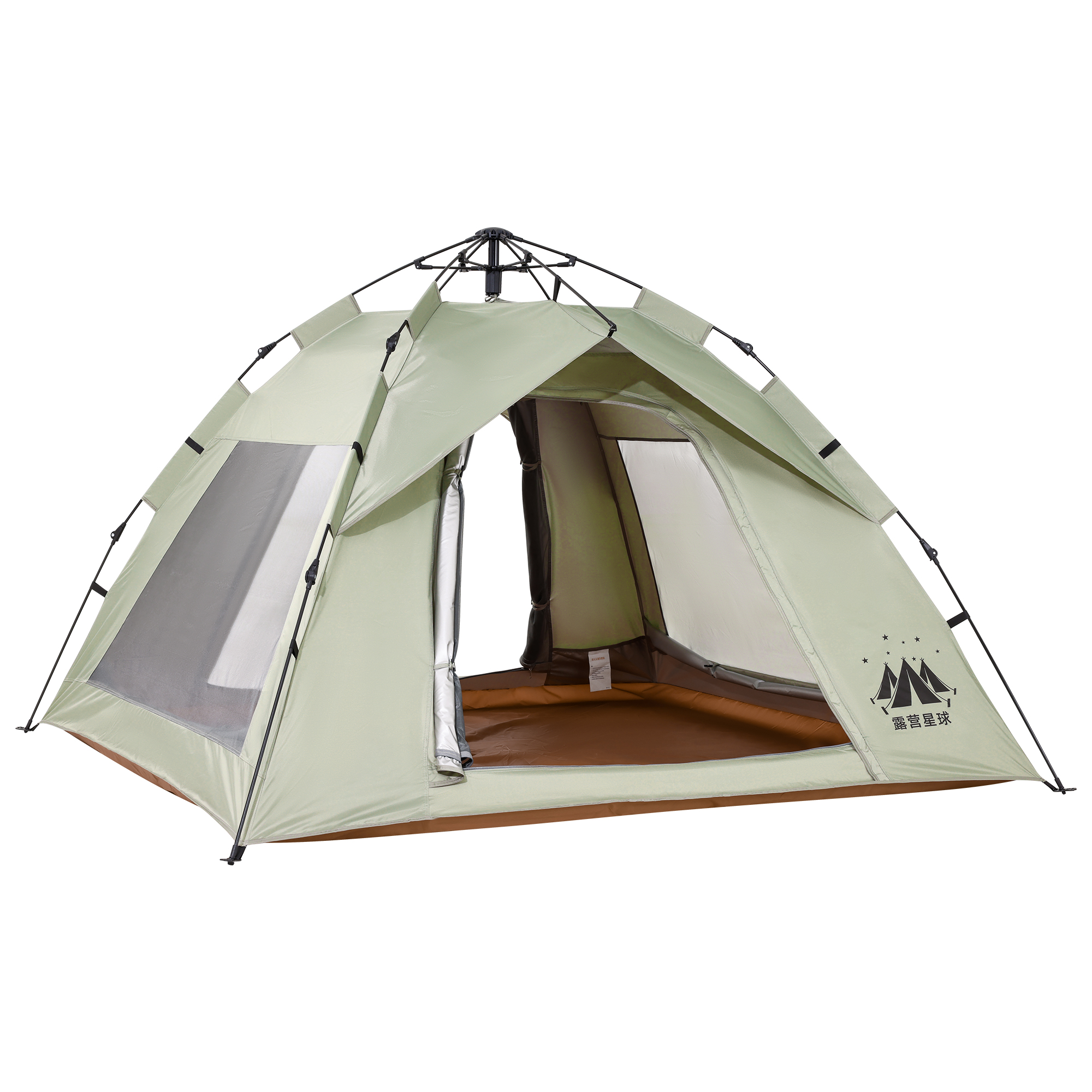 CAMEL Automatic Quick Open Tent, Outdoor Foldable Portable Camping, Silver Coated Beach Indoor Thickened Sun Protection