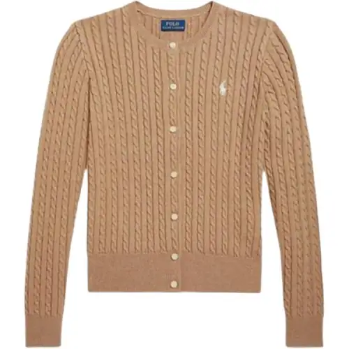 Polo Ralph Lauren Sweater, pony, knitted classic khaki long-sleeve with a round collar, with embroidery, with your logo imprint, print, for teenagers