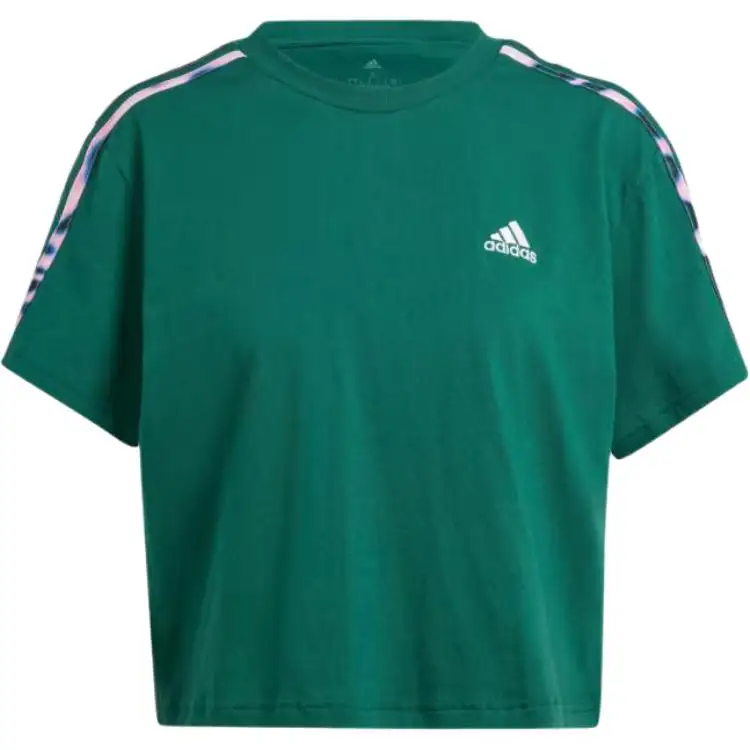 Adidas Originals T Shirts Women's Green Crew Neck Moderate Other