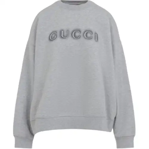 Gucci logo-detail cotton sweatshirt