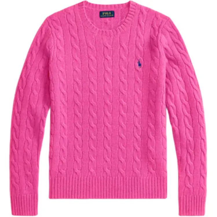 Polo Ralph Lauren Sweater Slim Fit Women's Pink