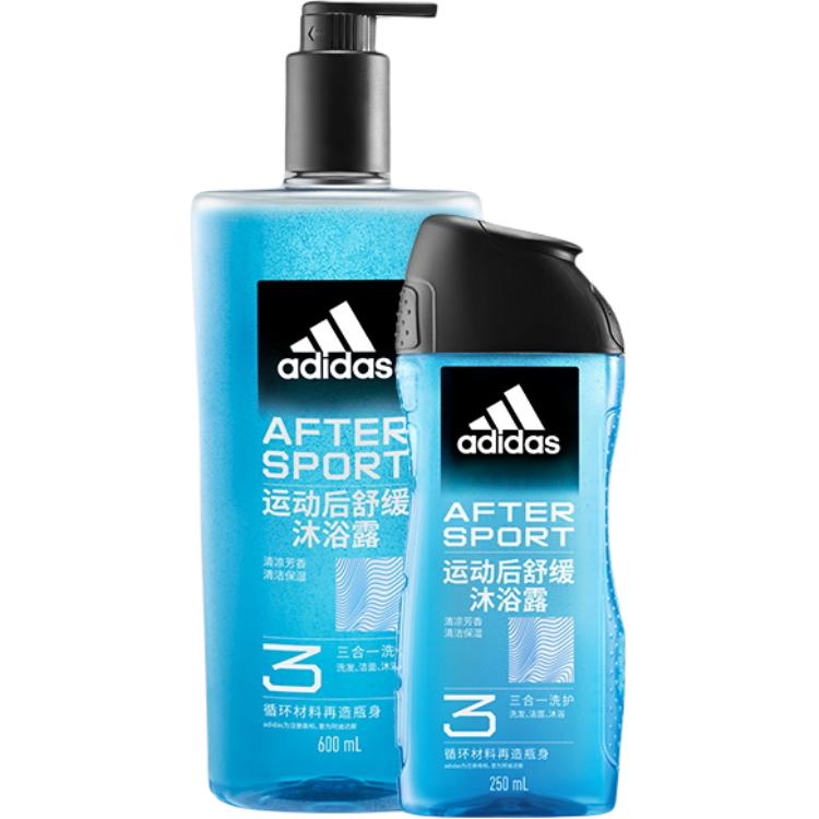 Набор средств 3-в-1 adidas Shower Gel Trio (разноцветный)