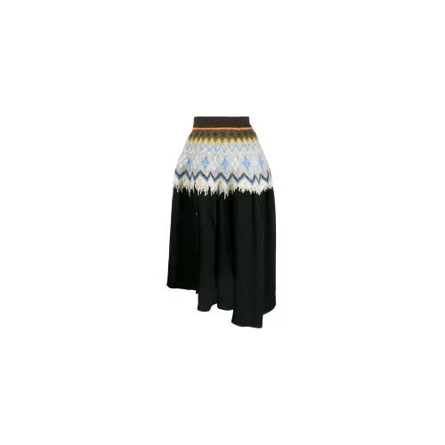 LOEWE Casual Long Skirt Women's Black