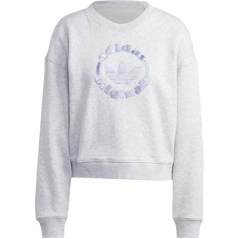 Adidas Originals Sweatshirts Women's Gray Crew Neck Moderate Other