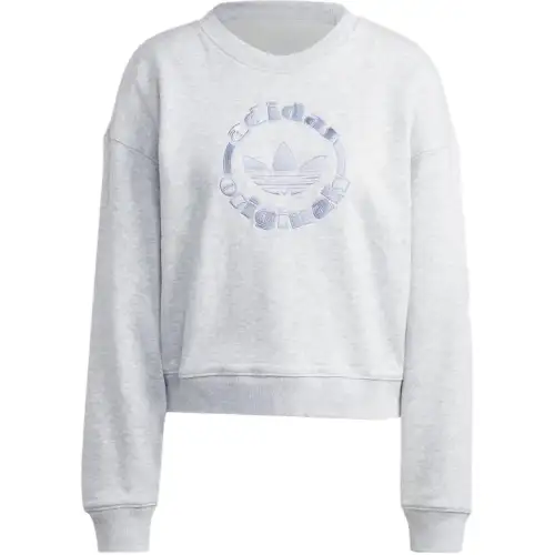 Adidas Originals Sweatshirts Women's Gray Crew Neck Moderate Other