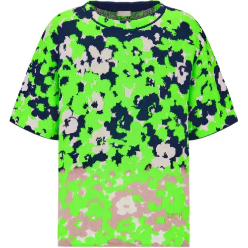 DIOR X Cactus Jack Floral Short Sleeved Sweater
