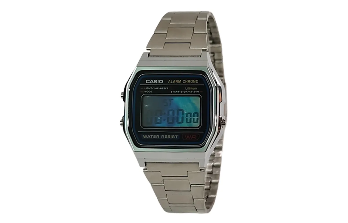 CASIO Custom Collection Quartz Movement Stainless Steel Strap Watch Unisex Blue Dial