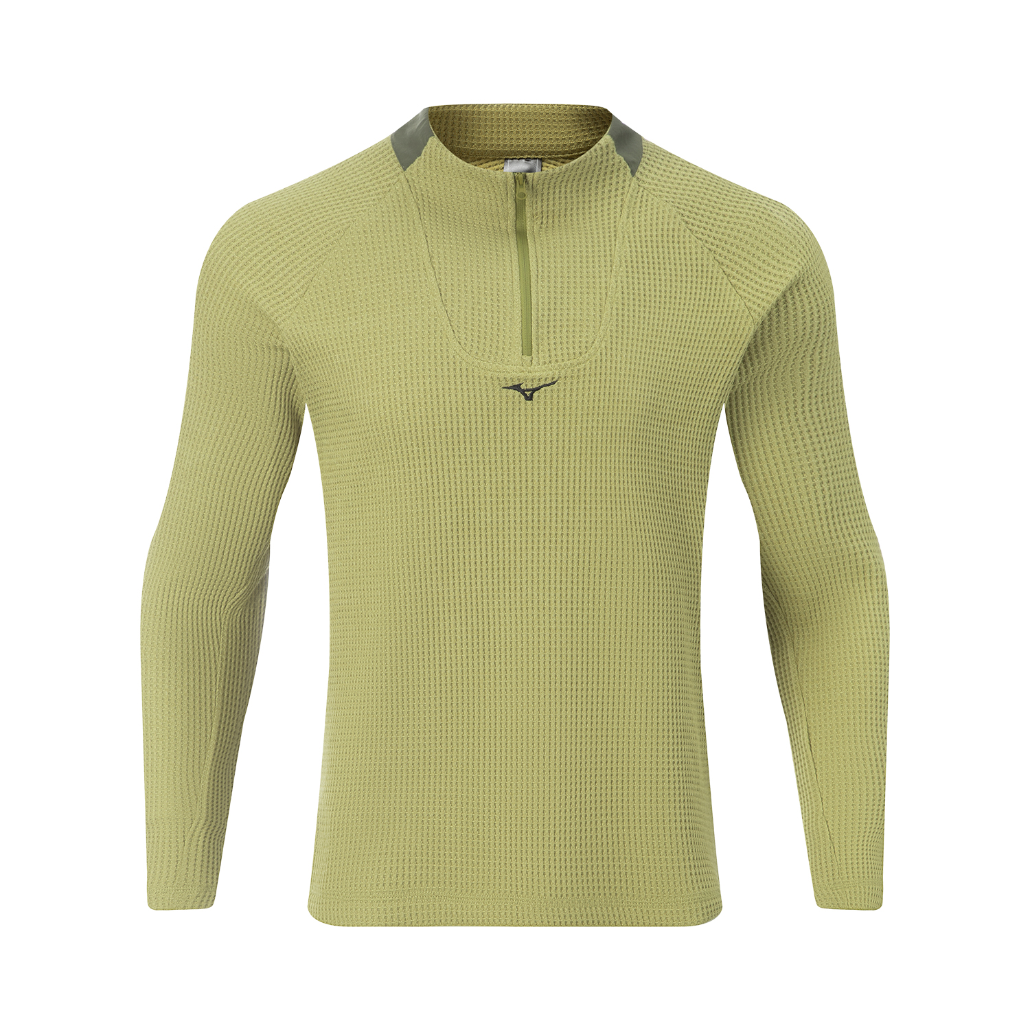 Футболка Mizuno ESSENTIAL Waffle Long Sleeve (черная)