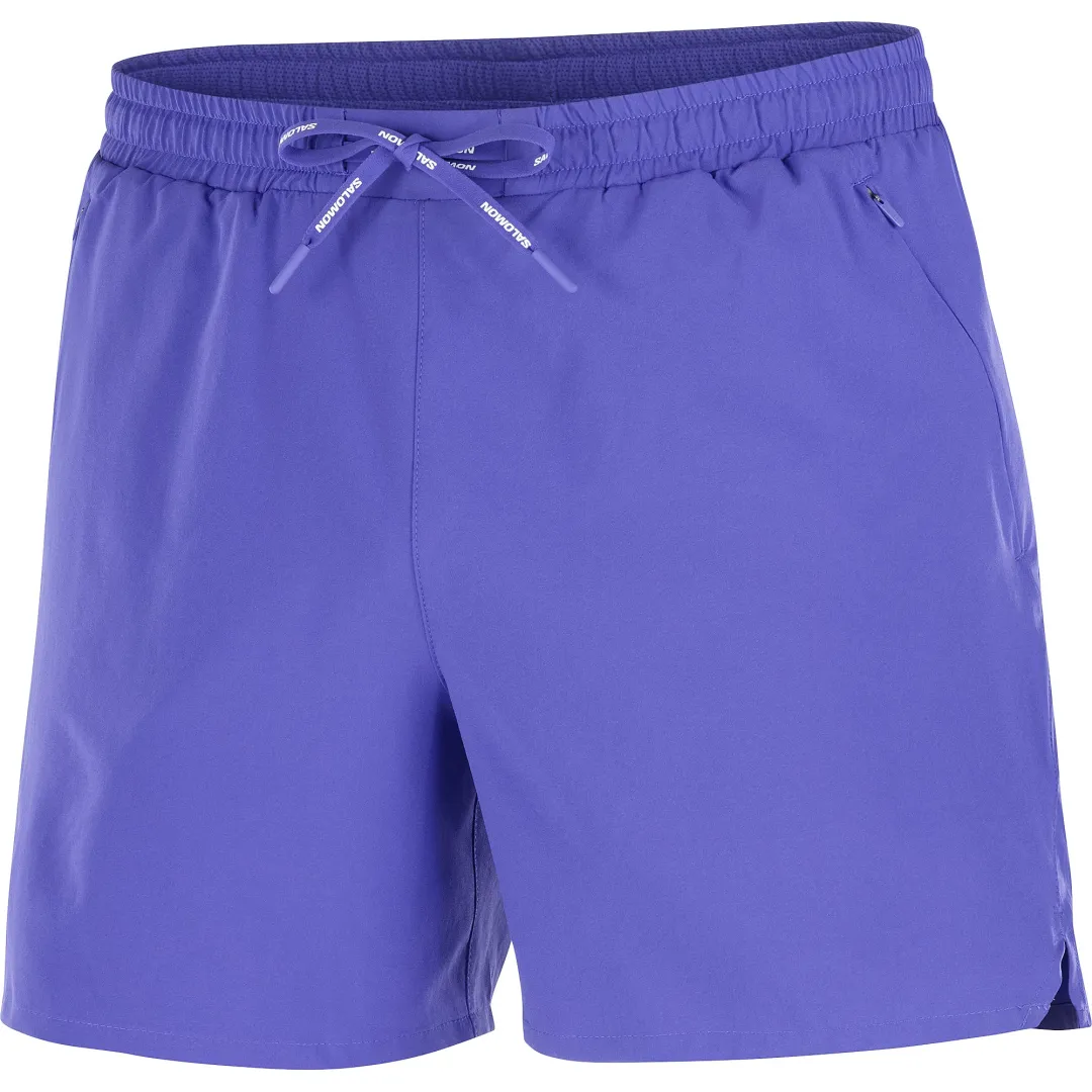 SALOMON Sports Shorts Men's Purple Moderate