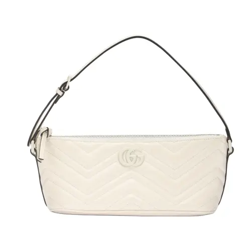 GUCCI GG Marmont Leather Handbag, Shoulder Bag Women's Rose Beige