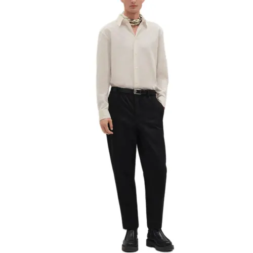 HERMES Casual Pants Men's Black Moderate Other