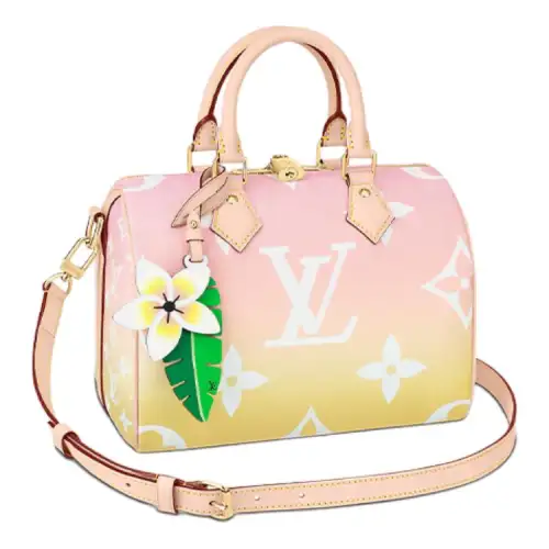 LOUIS VUITTON Speedy Bandouliere Gradient Pastel 25 Light Pink