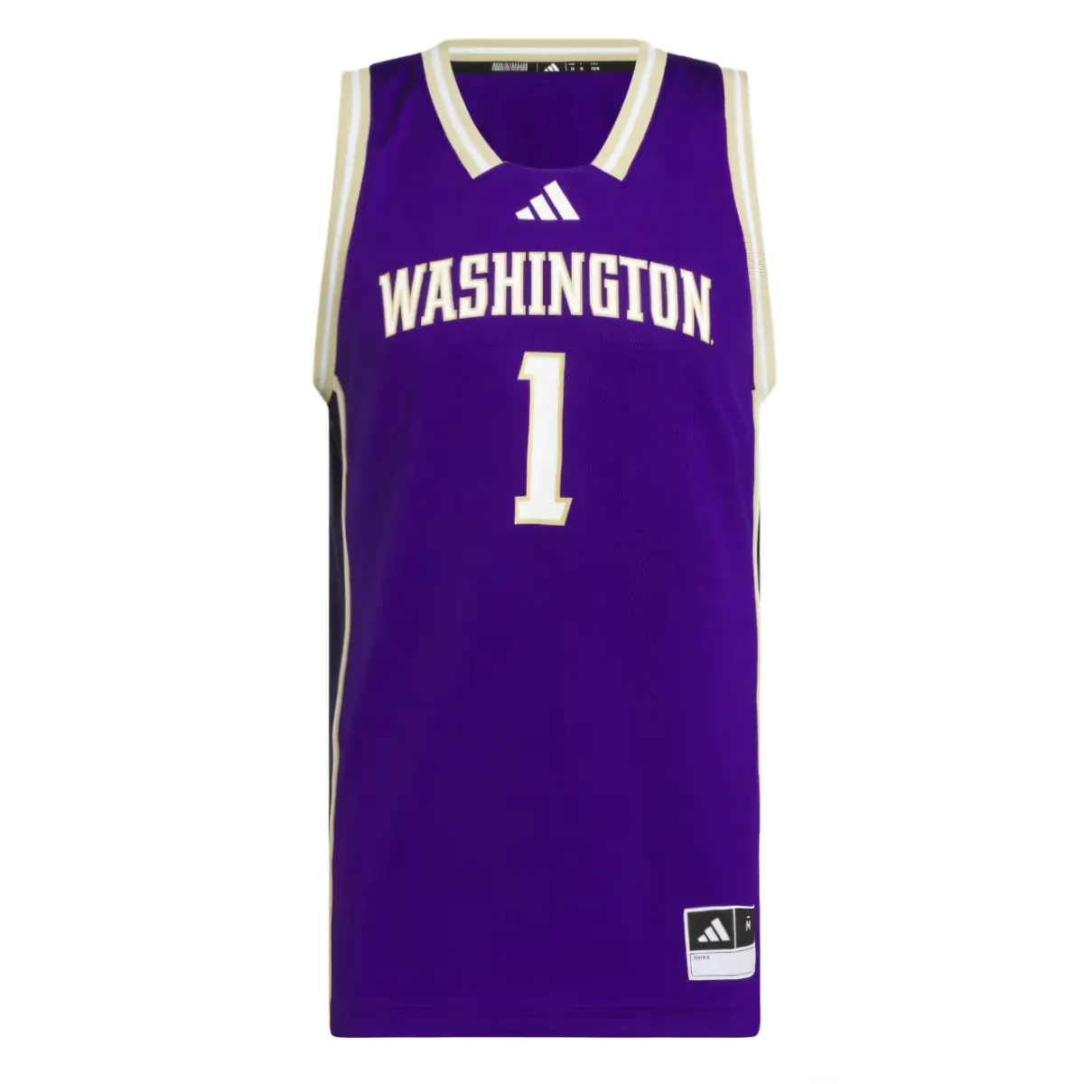 Adidas Washington Basketball Jersey Men's Collegiate Purple
