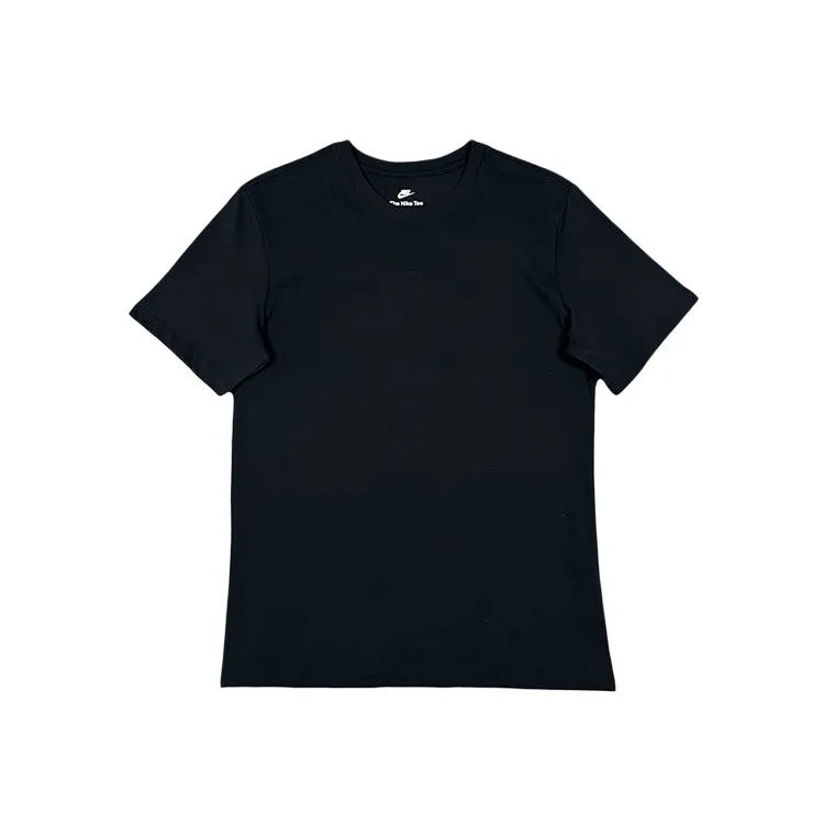 Nike T-Shirts Unisex Black Crew Neck Moderate