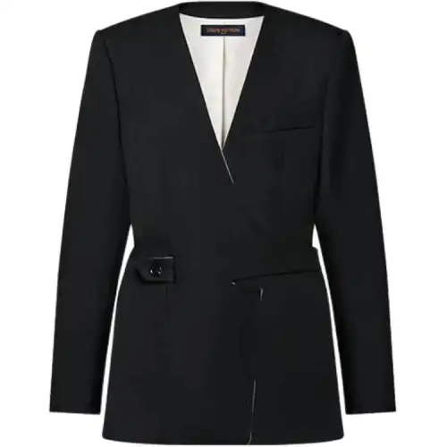 LOUIS VUITTON Business Suit Coat Women's Black